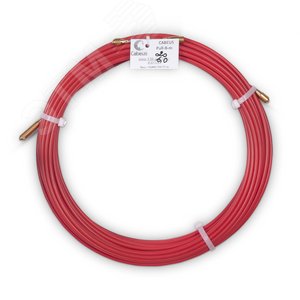 Изображение товара Устройство для протяжки кабеля в стояках и трубах межэтажных конструкций мини УЗК в бухте, 20м (диаметр стеклопрутка 6 мм) (шт)