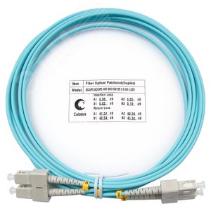 Изображение товара Патч-корд оптический duplex 3м SC-SC 50/125MM OM3 LSZH (шт)