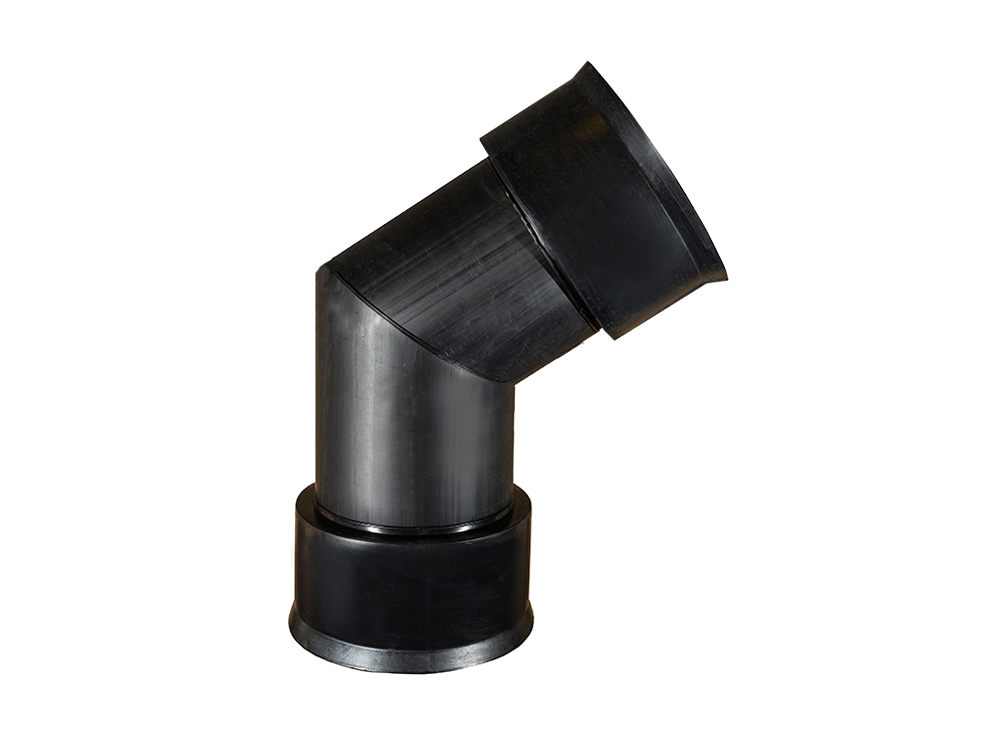 Отвод ПЭ для гофрированной трубы сварной 60 град. 315