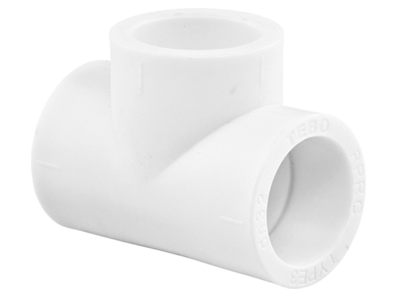 Тройник 75 мм полипропиленовый PPR белый
