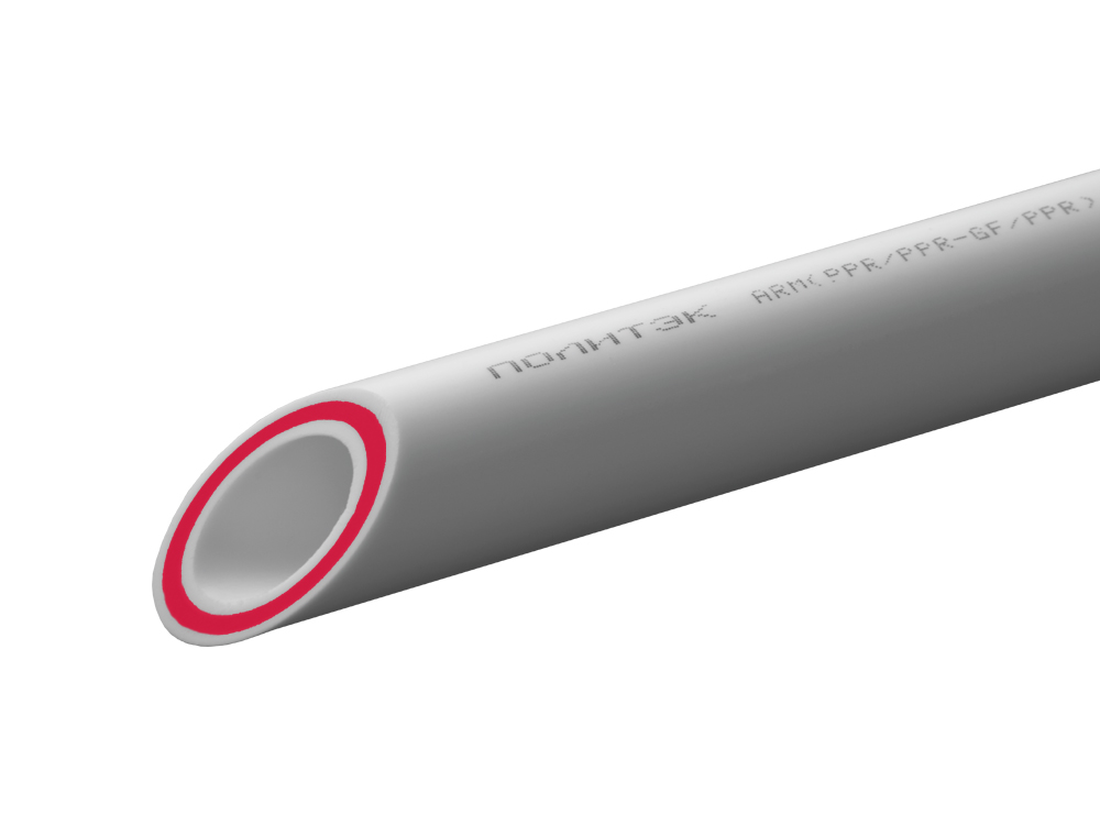 Труба PPRC PN 20 ф90х12,3 армир.стекл. (БЕЛЫЕ)