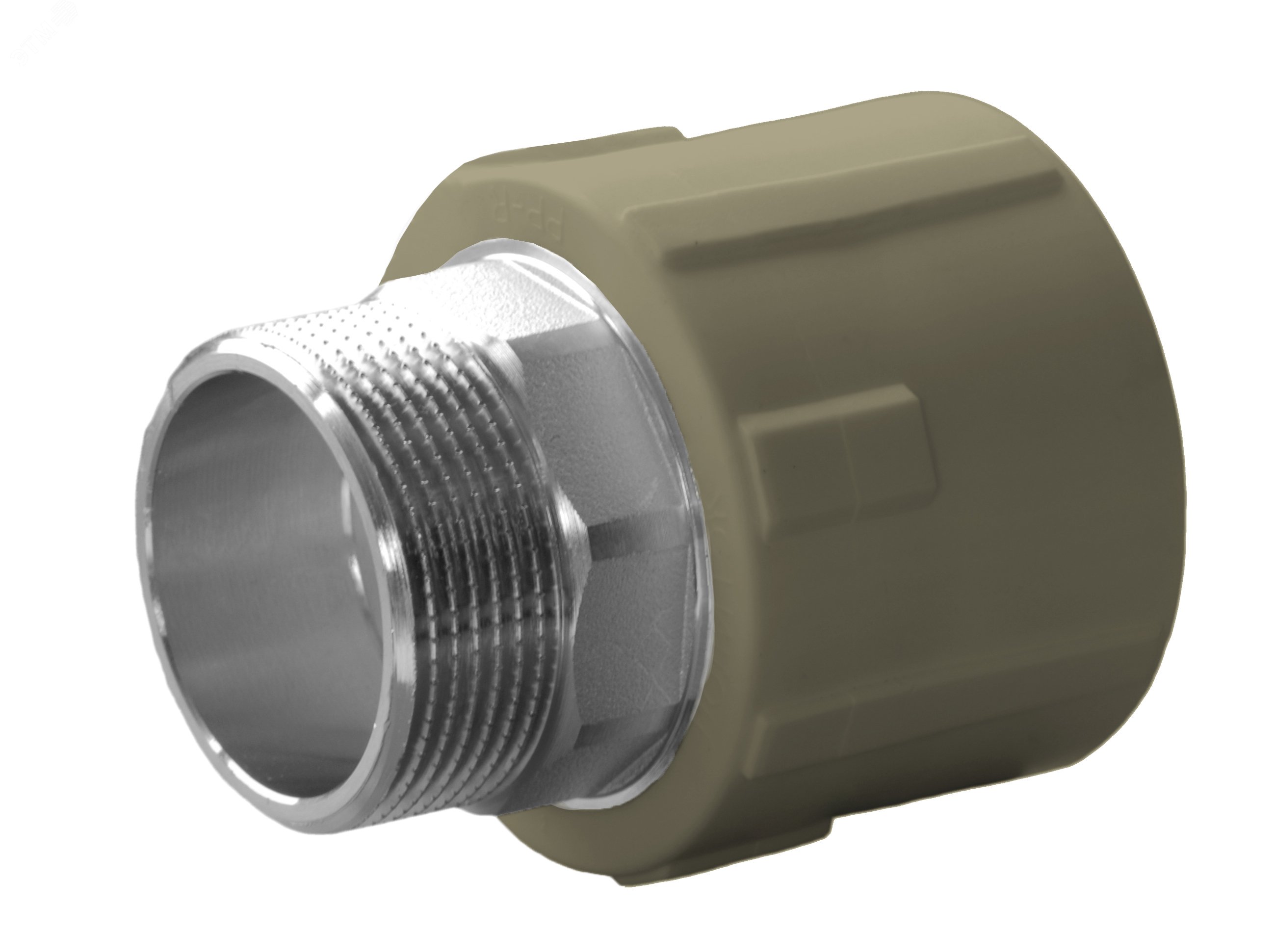 Изображение товара Муфта разъемная 50x1 1/2 НР из полипропилена для трубопроводов