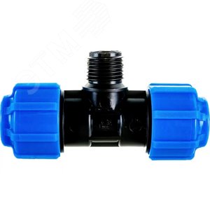 Тройник ПНД компрессионный НР 110x3'x110 - фото 2