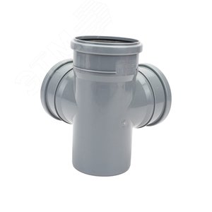 Крестовина 110 87 град двухплоскостная, канализационная - фото 3