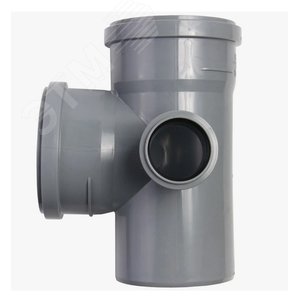 Крестовина 110х110х50 87 град двухплоскостная, левая, канализационная - фото 2