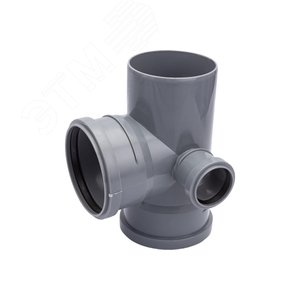 Крестовина 110х110х50 87 град двухплоскостная, правая, канализационная - фото 3