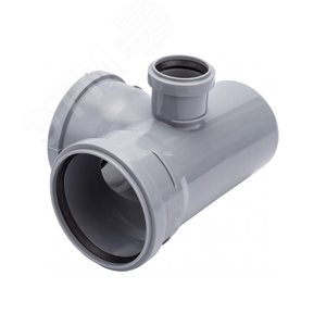 Крестовина 110х110х50 87 град двухплоскостная, правая, канализационная - фото 5