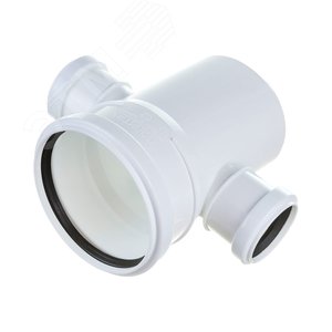 Крестовина 110х50х50 87 град одноплоскостная, для бесшумной канализации - фото 3