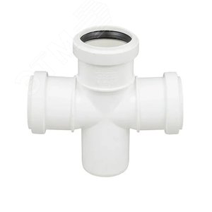 Крестовина 50 87 град одноплоскостная, для бесшумной канализации - фото 2