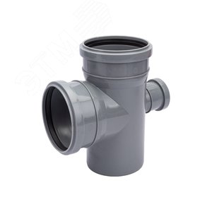 Крестовина 110х110х50 87 град одноплоскостная, канализационная - фото 2