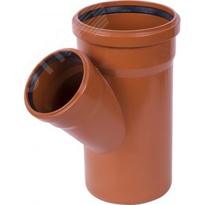 Тройник 160 45 град., для наружной канализации - фото 2