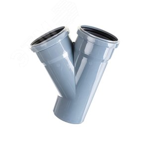 Тройник 110 45 град, канализационный - фото 4