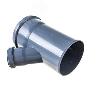 Тройник 110х50 45 град, канализационный - фото 3