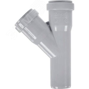 Тройник 32 45 град, канализационный - фото 2