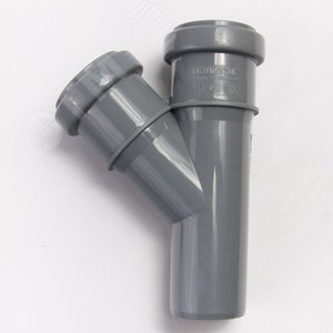 Тройник 40 45 град, канализационный - фото 2