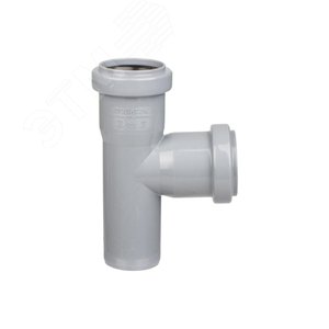 Тройник 40 87 град, канализационный - фото 2