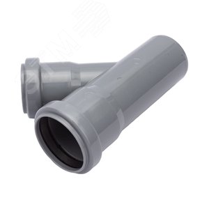 Тройник 50х40 45 град, канализационный - фото 2