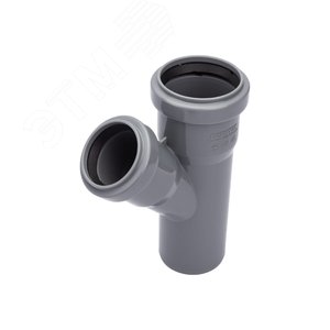 Тройник 50х40 45 град, канализационный - фото 4