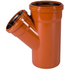 Тройник 200х160 45 град., для наружной канализации - фото 2
