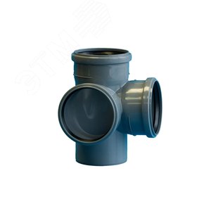 Изображение товара Крестовина 110 87 град двухплоскостная, канализационная (шт)