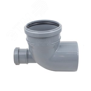 Изображение товара Отвод 110 90 град, с выходом 50 прямой (шт)