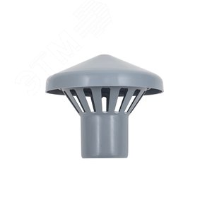 Изображение товара Зонт 50 вентиляционный, для внутренней канализации, серый (шт)