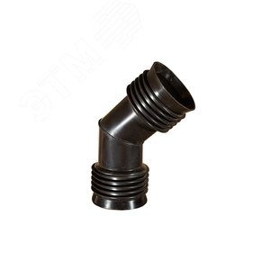 Отвод ПЭ для гофрированной трубы сварной 45 град. 100 - фото 2