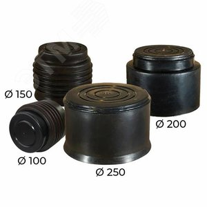 Заглушка ПЭ для гофрированной трубы 200 - фото 2