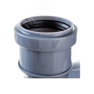 Отвод 110 90 град, с выходом 50 прямой - фото 5