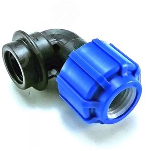 Отвод ПНД компрессионный ВР 32x1/2' - фото 1