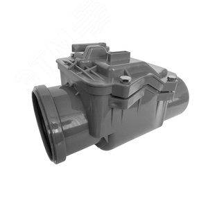 Изображение товара Клапан обратный 110, для внутренней канализации, серый (шт)