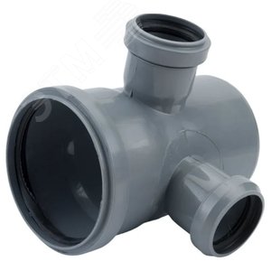 Крестовина 110х50х50 87 град двухплоскостная, канализационная - фото 2