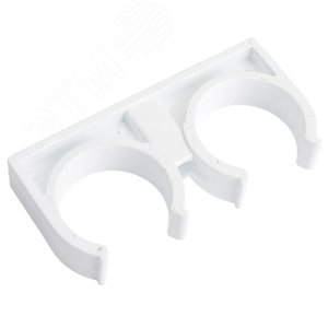 Опора 32 мм PPR, двойная, белая - фото 2