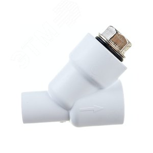 Фильтр сетчатый 32 ВН косой, полипропиленовый PPR белый - фото 2