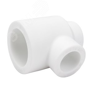 Тройник переходной 32х20х20 полипропиленовый PPR белый - фото 4