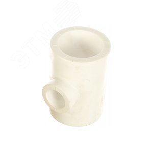 Тройник переходной 40х20х40 полипропиленовый PPR белый - фото 2