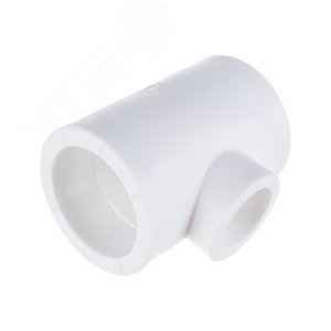 Тройник переходной 50х40х50 полипропиленовый PPR белый - фото 3