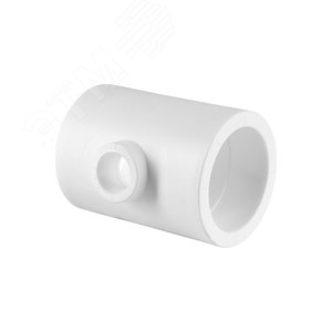 Тройник переходной 63х25х63 полипропиленовый PPR белый - фото 2