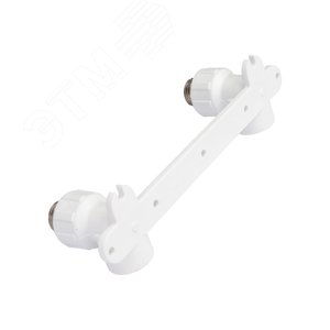 Планка монтажная 20x1/2' НР для смесителя, с водорозетками, полипропиленовая PPR белая - фото 4