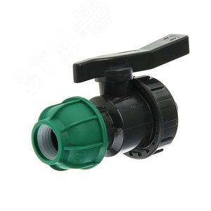 Кран ПНД шаровой разъемный ВР 63 х 2' - фото 2