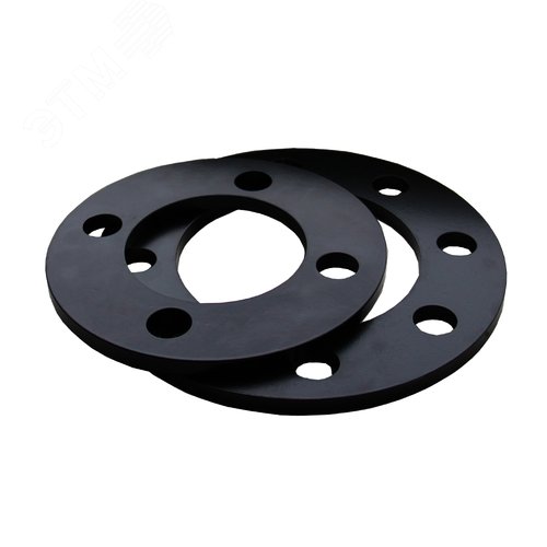 Фланец свободный 3 металлический черный (д.75,д.90) - фото 1