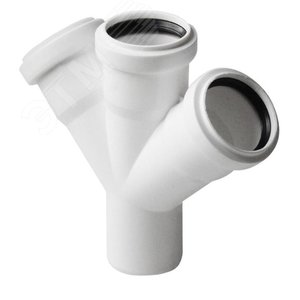 Изображение товара Крестовина 50 45 град одноплоскостная, для бесшумной канализации (шт)