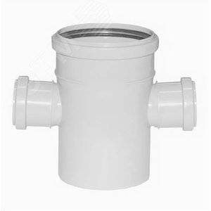 Изображение товара Крестовина 110х50х50 87 град одноплоскостная, для бесшумной канализации (шт)