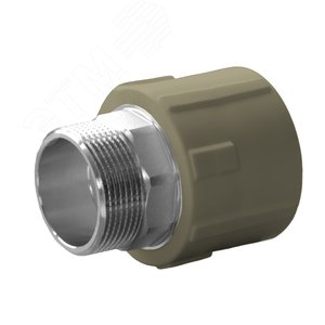 Изображение товара Муфта разъемная 50x1 1/2' НР полипропиленовая PPR американка, белая (шт)