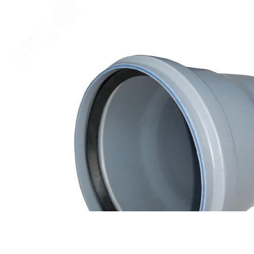 Труба канализационная 110x2000 мм, толщина 2.2, PP однораструбная, серая - фото 2