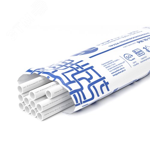 Труба полипропиленовая 20x1.9 SDR 11 PN 10 PPR белая, хлыст 4м - фото 2