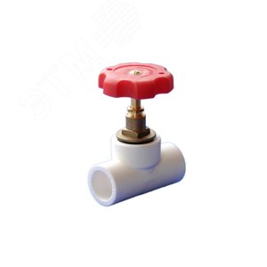 Изображение товара Вентиль 25 полипропиленовый PPR белый (шт)