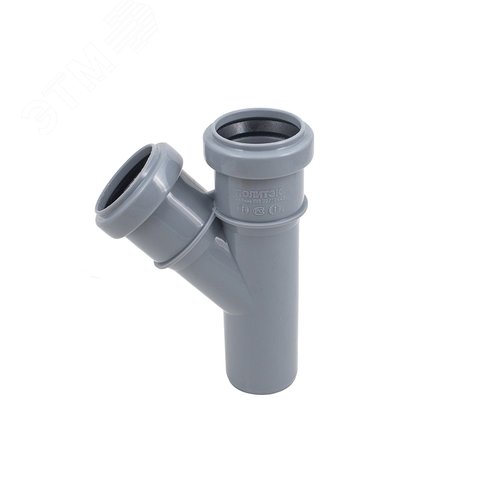 Тройник 32 45 град, канализационный - фото 1