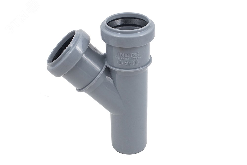 Изображение товара Тройник 32 45 град, канализационный (шт)