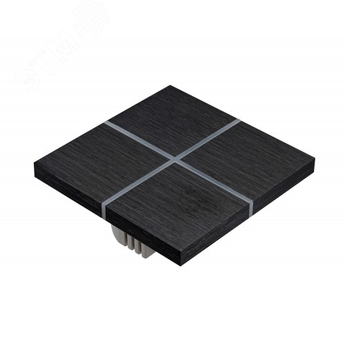 Умный люкс - выключатель, 4 клавиши, черный Powerlite-LS4B (чёрный) Sibling - превью 4